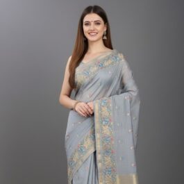 Embroidary Work Saree